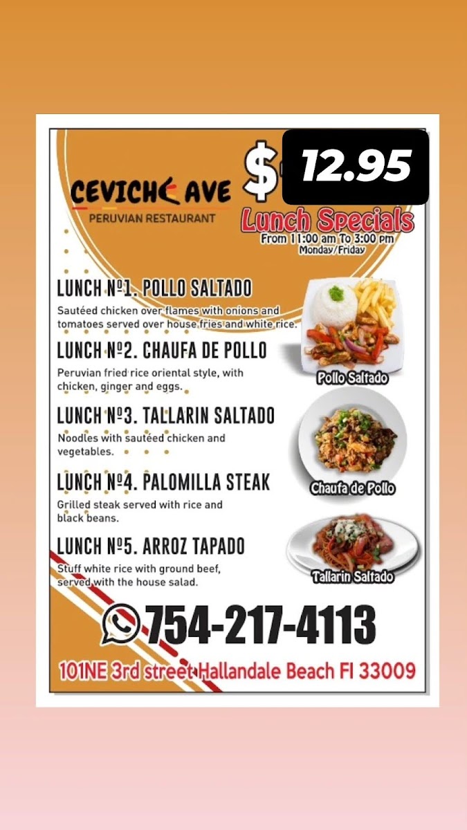 Ceviche Avenue Menu - Image 4
